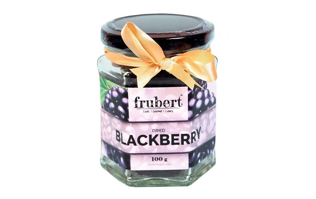 Frubert Dried Blackberry    Glass Jar  100 grams